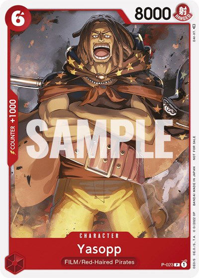 One Piece One Piece Promotion Cards Yasopp (One Piece Film Red) P-023